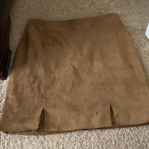 Suede Hollister Skirt!